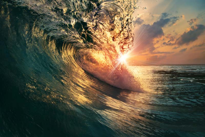 big wave on the ocean